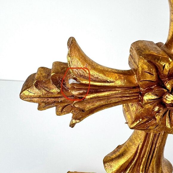 Vintage 11" Standing Cross Table Top Religious Christian Crucifix - Picture 7 of 10